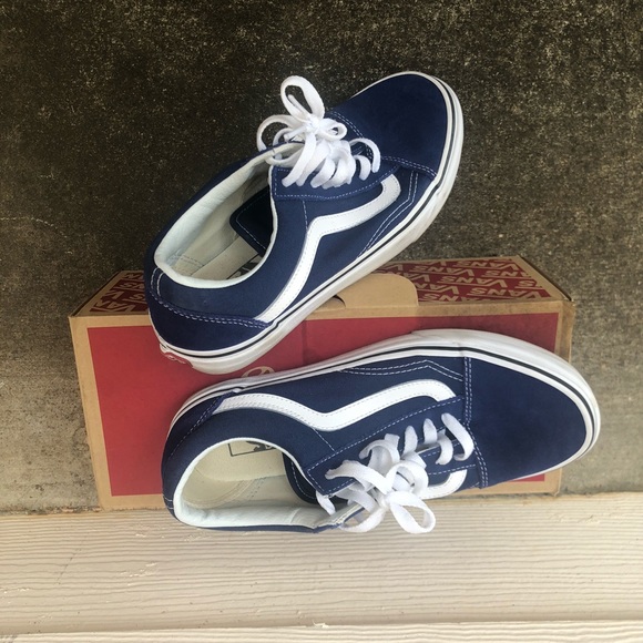 Navy Blue Vans - Picture 1 of 4
